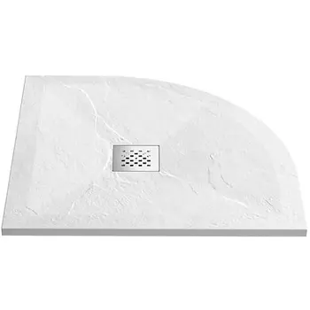 Душевой поддон из искусственного камня Vincea VST-4SQ9012W-R 120x90 белый, матовый