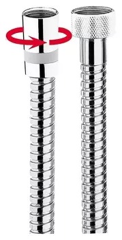 Душевой шланг Bossini Doppia Aggraffatura A00048B 125 см, хром A00048B.030.1