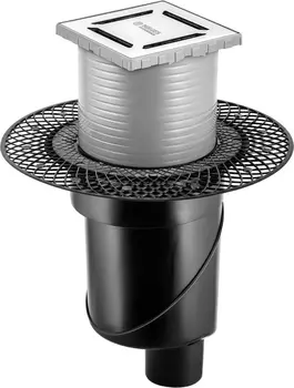 Душевой трап Berges Wasserhaus Platz Norma 091058 10x10 см, хром