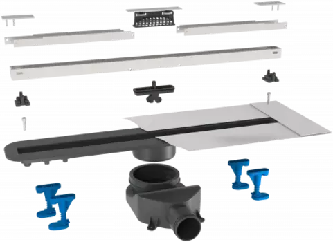 Душевой трап (лоток) BETTOSERB Slim 550 с решеткой 13100032