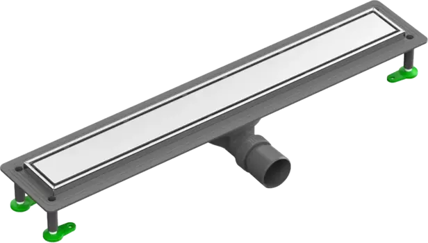 Душевой трап (лоток) CTESI Way Line 600 с решеткой и опорами BK4024030