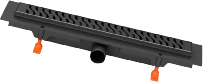 Душевой трап (лоток) Paini Harmony 55 см, черный матовый CH550HC