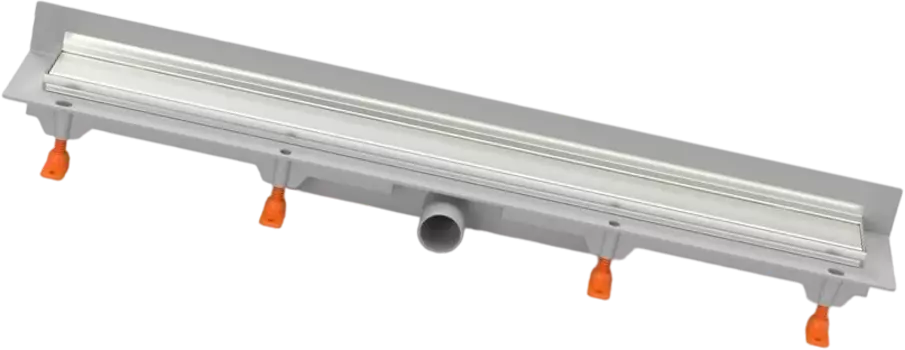 Душевой трап (лоток) Paini Klasik 65 см, D40, монтаж к стене, хром глянец CH650KN2