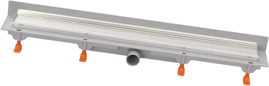 Душевой трап (лоток) Paini Klasik 75 см, D40, монтаж к стене, хром глянец CH750KN2