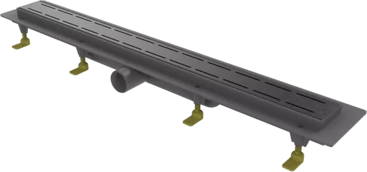 Душевой трап (лоток) Paini Line 85 см, черный матовый CH850LC