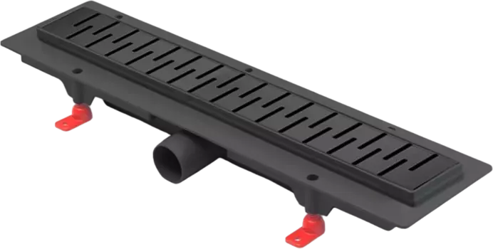 Душевой трап (лоток) Paini Medium 45 см, черный матовый CH450MC