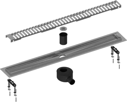 Душевой трап (лоток) Timo Drain Systems DS230106/00 600 вставка lines, хром