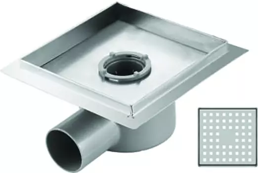 Душевой трап RGW Shower Panels SDR-11-15-K с решеткой 21211115-05