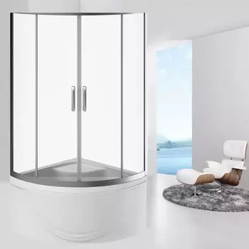 Душевой уголок Am.Pm Move W78G-609-090MT deep профиль матовый хром, стекло прозрачное