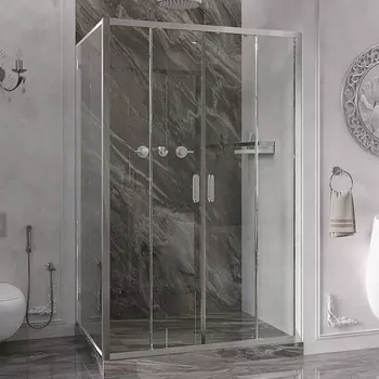 Душевой уголок Ambassador Forsa 17021107AX-80AX 120х80 см