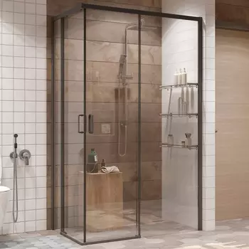 Душевой уголок Ambassador Queen 11011205RBlack 120x80