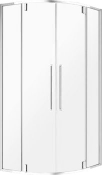 Душевой уголок AQUAme AQM7101-9 90х90, профиль хром