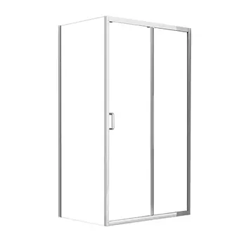 Душевой уголок Azario Alton AZ-NAC1131 R 120х80 профиль серебро, стекло прозрачное, правый
