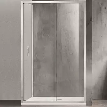 Душевой уголок Azario Milton AZ-ND1131 R 1200 120х80х200 профиль серебро, стекло прозрачное, правый