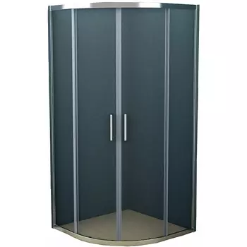 Душевой уголок Azario Ostin AZ-121 S А 100*100*195 профиль хром, стекло прозрачное
