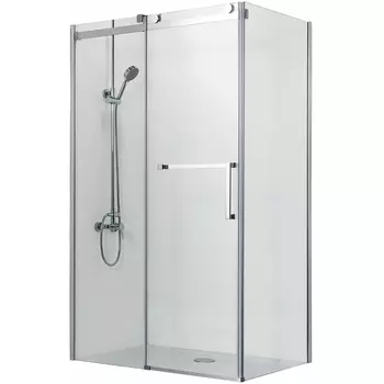 Душевой уголок Azario Vancouver AZ-NKF1131-L900 120х90х200 профиль серебро, стекло прозрачное, левый