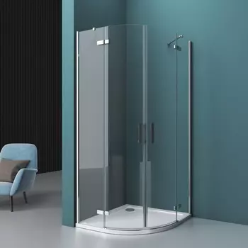 Душевой уголок BelBagno Kraft R-2-100-C-Cr KRAFT-R-2-100-C-Cr