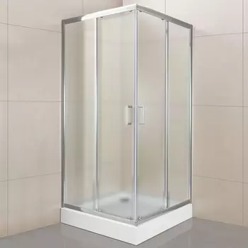 Душевой уголок BelBagno Uno 195 A 2 95 P Cr стекло текстурное UNO-195-A-2-95-P-Cr