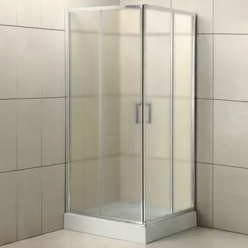 Душевой уголок BelBagno Uno 195 A 2 85 P Cr стекло текстурное UNO-195-A-2-85-P-Cr