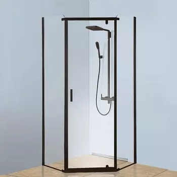 Душевой уголок Berges Wasserhaus Solo 061110 профиль черный матовый /061110