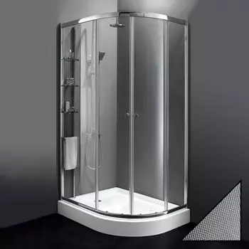 Душевой уголок Cezares Anima RH2 120/100 P Cr L ANIMA-W-RH-2-120/100-P-Cr-L