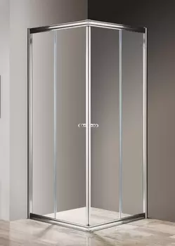 Душевой уголок Cezares Giubileo-A-2-100 прозрачное стекло, хром GIUBILEO-A-2-100-SCORREVOLE-C-Cr