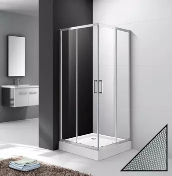 Душевой уголок Cezares Molveno A 2 90 P Cr MOLVENO-A-2-90-P-Cr