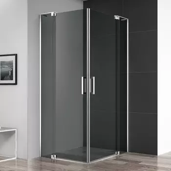 Душевой уголок Cezares Slider A 2 70/80 Grigio Cr профиль хром, стекло серое SLIDER-A-2-70/80-GRIGIO-Cr