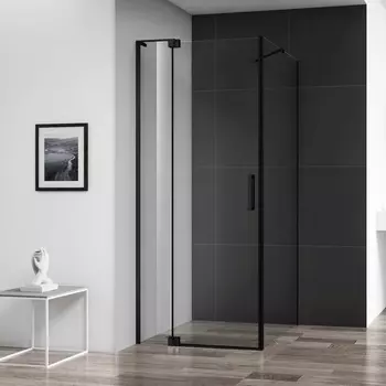 Душевой уголок Cezares Slider AH 1 70/80 90 C NERO SLIDER-AH-1-90-70/80-C-NERO