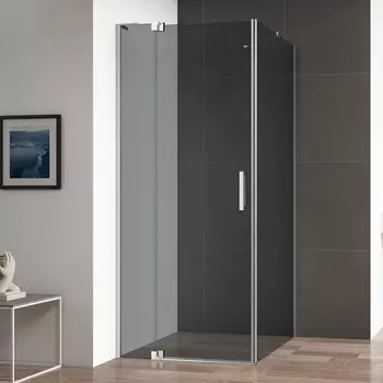 Душевой уголок Cezares Slider AH 1 90-100/110 Grigio Cr профиль хром, стекло серое SLIDER-AH-1-90-100/110-GRIGIO-Cr
