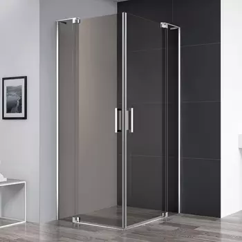 Душевой уголок Cezares Slider AH 2 90/100-100/110 BR Cr профиль хром, стекло бронза SLIDER-AH-2-90/100-100/110-BR-Cr