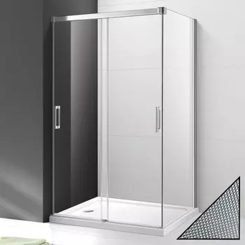 Душевой уголок Cezares Tandem Soft AH-2-120/100-P-Cr-R стекло punto TANDEM-SOFT-AH-2-120/100-P-Cr-R