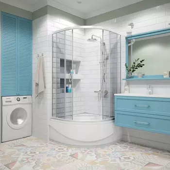 Душевой уголок Erlit Comfort ER0509T-C4 90x90 с поддоном, тонированное стекло