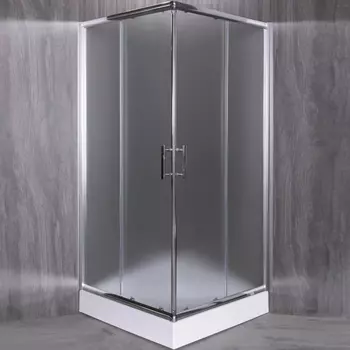 Душевой уголок Esbano ESR-8034 100х100 см, профиль хром
