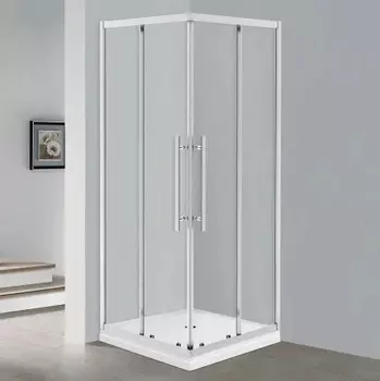 Душевой уголок Esbano Flex ESF-90KV-C 90х90 см, профиль хром, стекло прозрачное