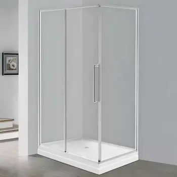 Душевой уголок Esbano Surf ESS-108PS-C 100х80 см, профиль хром, стекло прозрачное
