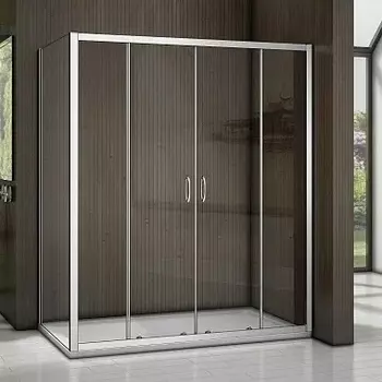 Душевой уголок Good Door Latte WTW-TD+SP-100-C-WE 170х100