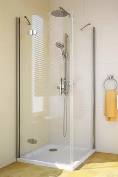 Душевой уголок GuteWetter Lux Square GK-103 левый 100x100 см стекло бесцветное, профиль хром LUX SQUARE GK-103 CR CH02 1 L 100x100