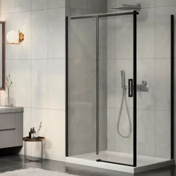 Душевой уголок Jacob Delafon Contra 140 профиль черный