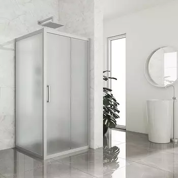 Душевой уголок Kubele DE019S-MAT-MT 120х120 см, профиль матовый хром DE019S-MAT-MT-120х120х200