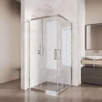 Душевой уголок Kubele DE019SC-CLN-CH 120 см, профиль хром DE019SC-CLN-CH-120х120х200