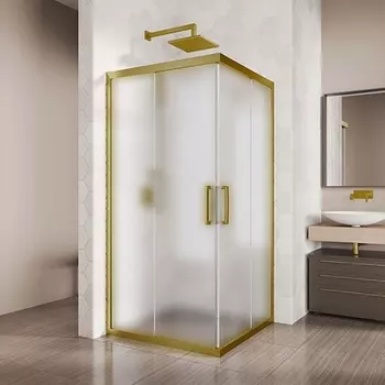 Душевой уголок Kubele DE019SC-MAT-BR 120 см, профиль бронза DE019SC-MAT-BR-120х120х200