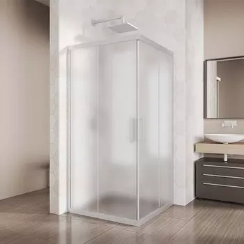 Душевой уголок Kubele DE019SC-MAT-MT 120 см, профиль матовый хром DE019SC-MAT-MT-120х120х200