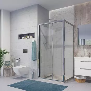 Душевой уголок Niagara Nova NG-62-10A-A70 100x70, прямоугольный, хром