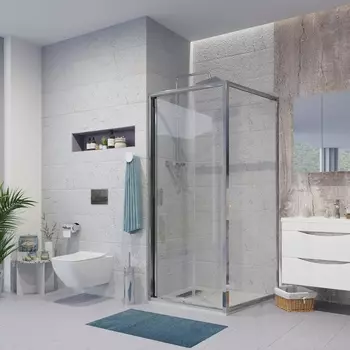 Душевой уголок Niagara Nova NG-62-9A-A100 90x100, прямоугольный, хром