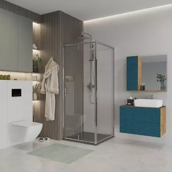 Душевой уголок Niagara Nova NG-63-8A-A70 80x70, прямоугольный, хром