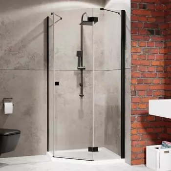 Душевой уголок Radaway Essenza New Black PTJ 90х100 R