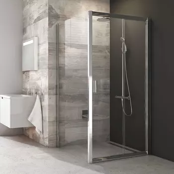 Душевой уголок Ravak BLDP2 120х100, Transparent, профиль хром