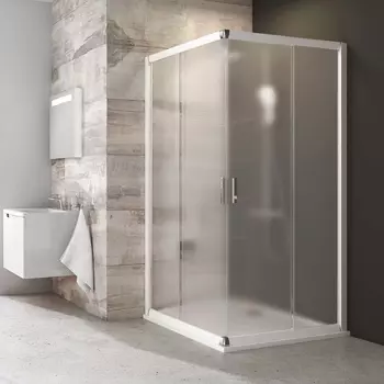 Душевой уголок Ravak BLRV2K 120х120, Grape, профиль белый