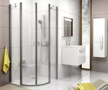 Душевой уголок Ravak Chrome CSKK4-90 Transparent, профиль сатин 3Q170U00Z1